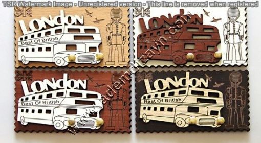  London Souvenir Magnets, Wooden Magnets,Wooden Fridge Magnets