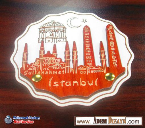 ahşap sultanahmet magnet ahşap magnet,wooden souvenir magnet