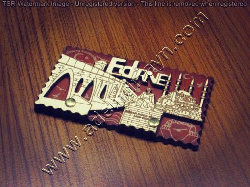  Kuala Lumpur, Magnet Souvenir, Magnet Kayu, Magnet Peti Sejuk-MLZ