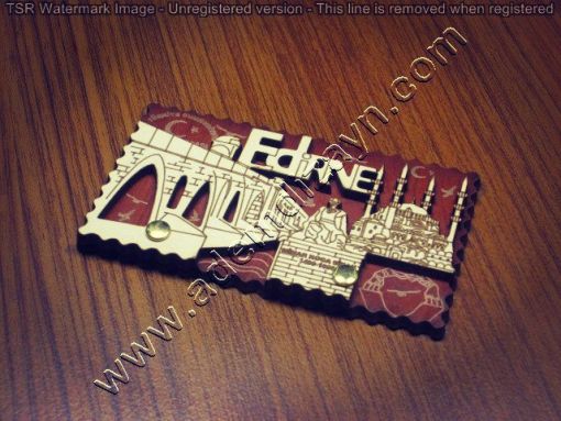  Kuala Lumpur, Magnet Souvenir, Magnet Kayu, Magnet Peti Sejuk-MLZ