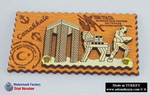 çanakkale ahşap magnet ahşap çanakkale magnet