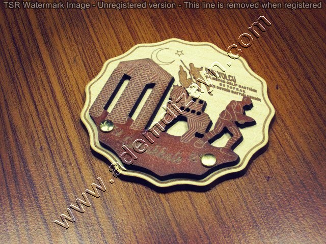 Wooden Souvenir Gift Magnet