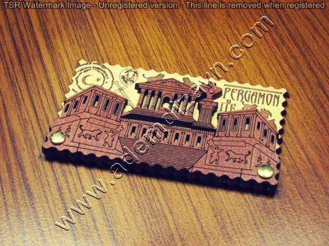 Wooden Souvenir Gift Magnet