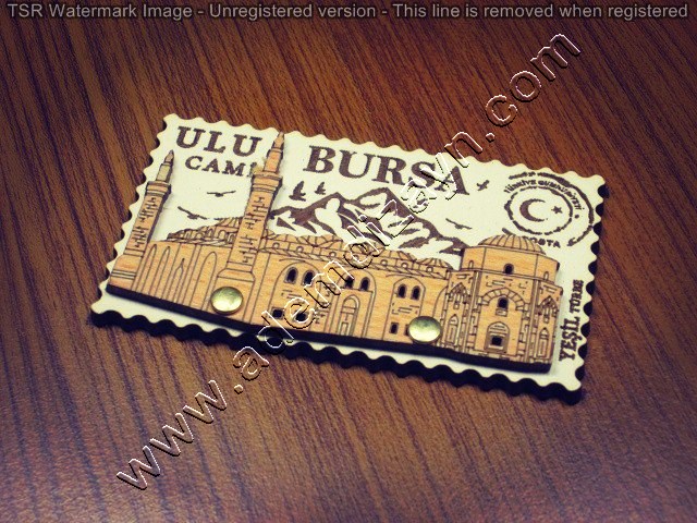 Souvenir Magnet Wooden